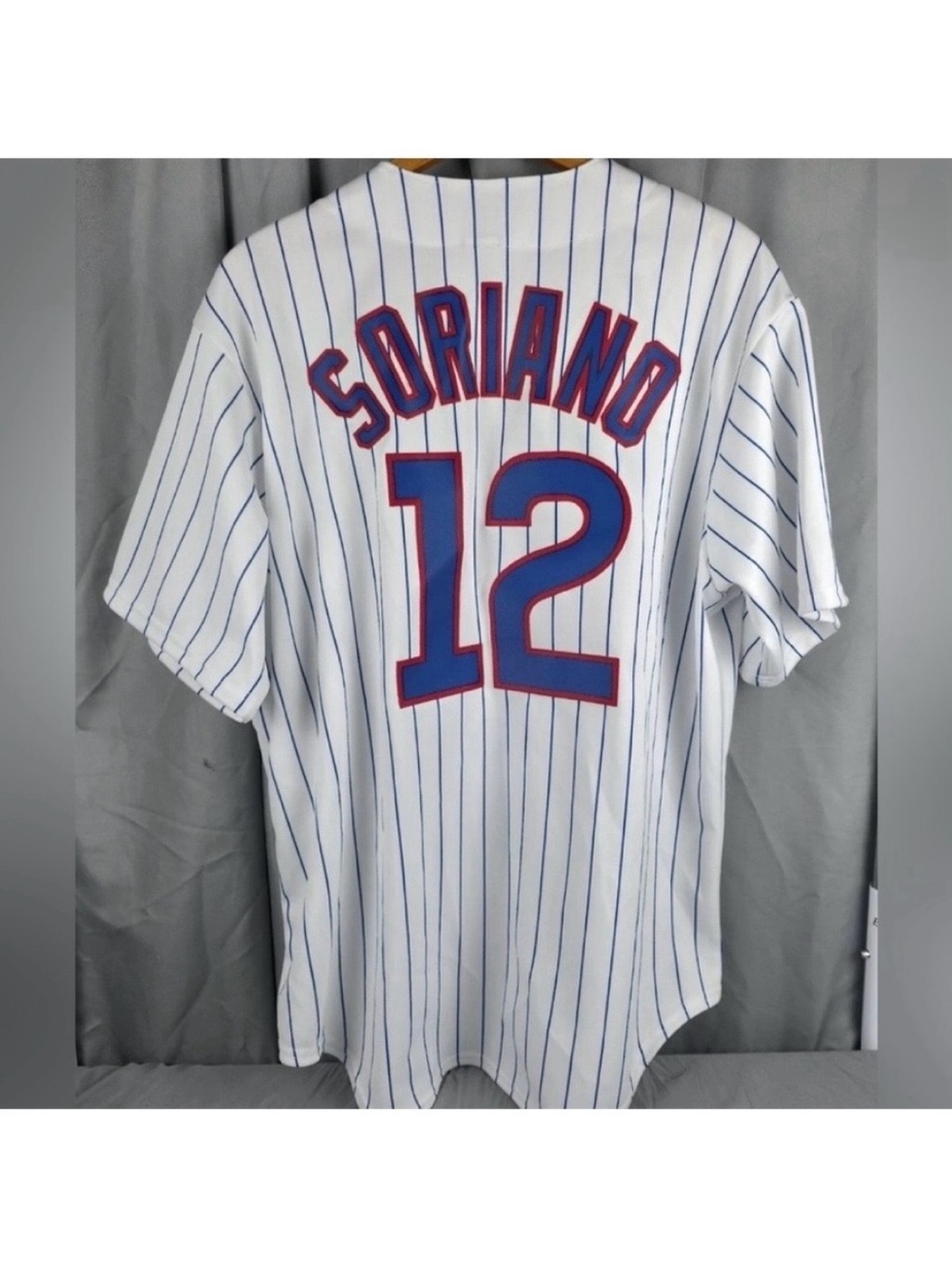 Chicago Cubs Alfonso Soriano #12 Majestic MLB Authentic Retro Baseball Jersey